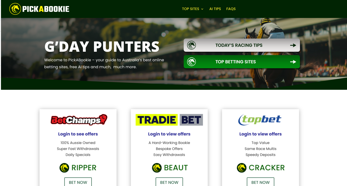 PickABookie Online Betting Guide